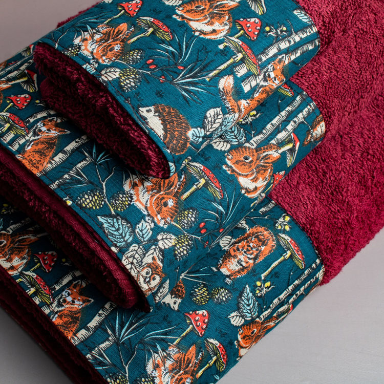 Εικόνα για Βαμβακερή Χειροποίητη Πετσέτα Rifle ΜπορντόΣετ Πετσέτες 30x50 - 50x100 - 80x150