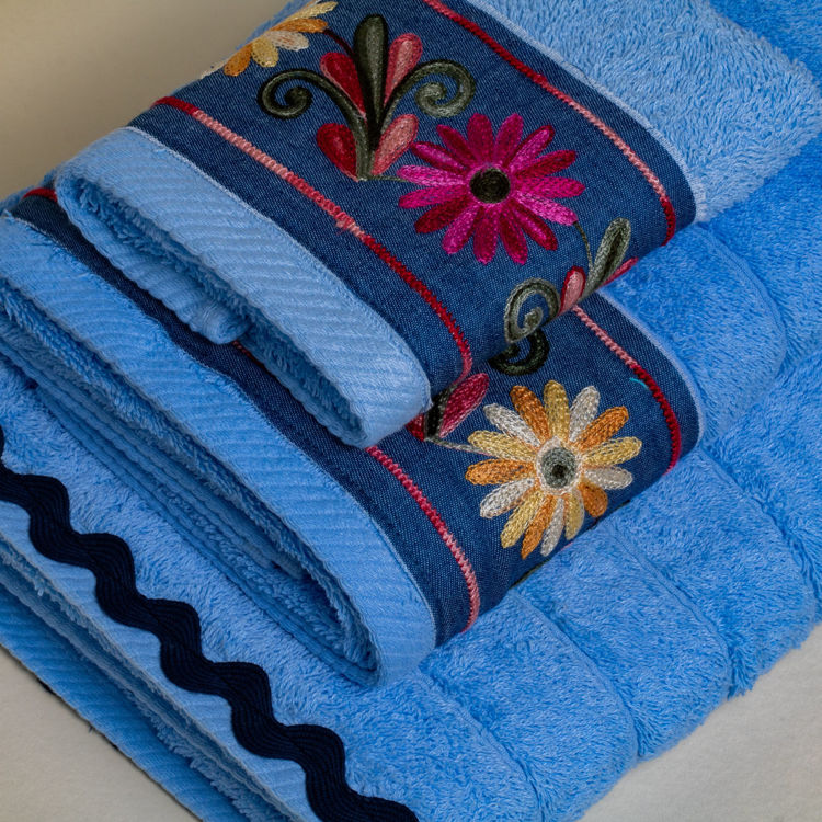 Εικόνα για Βαμβακερή Χειροποίητη Πετσέτα Nadine ΣιέλΣετ Πετσέτες 30x50 - 50x100 - 80x150