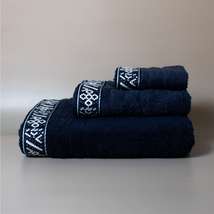 Εικόνα για Βαμβακερή Χειροποίητη Πετσέτα Jowls ΜπλεΣετ Πετσέτες 30x50 - 50x100 - 80x150