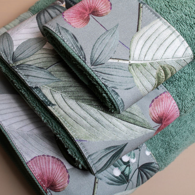 Εικόνα για Βαμβακερή Χειροποίητη Πετσέτα Somet ΠράσινηΠετσέτα Προσώπου 50x100