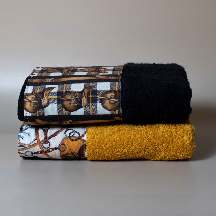 Εικόνα για Σετ Βαμβακερές Χειροποίητες Πετσέτες Προσώπου Horsie MultiΠετσέτα Προσώπου 50x100