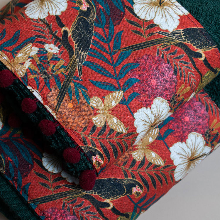 Εικόνα για Βαμβακερή Χειροποίητη Πετσέτα Forest ΠράσινηΠετσέτα Μπάνιου 80x150