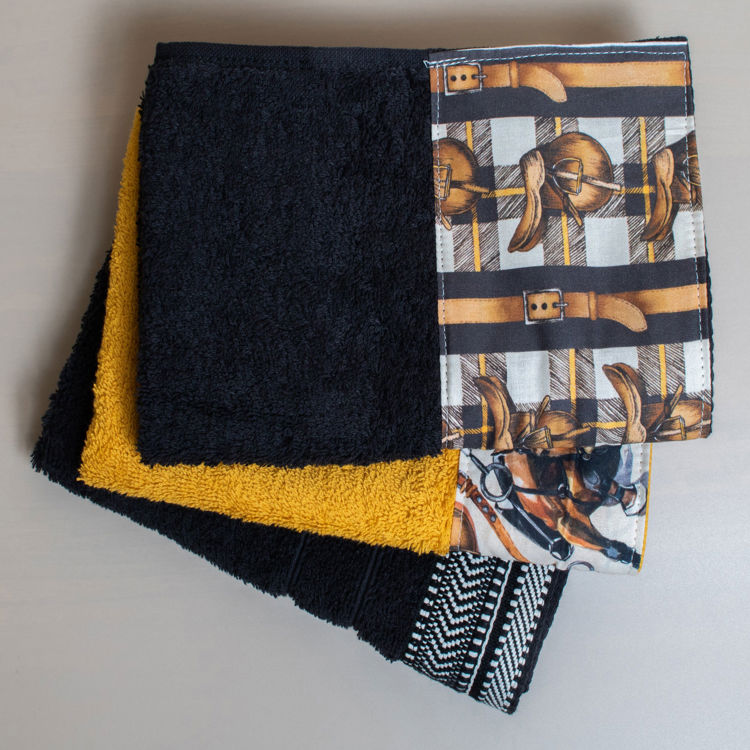 Εικόνα για Σετ Βαμβακερές Χειροποίητες Πετσέτες Χειρός Horsie MultiΠετσέτα Χειρός 30x50