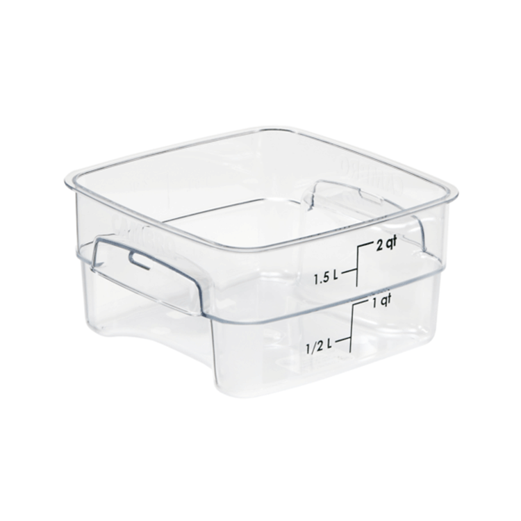 Εικόνα για ΔΟΧΕΙΟ ΤΕΤΡΑΓΩΝΟ 1,9L CLEAR 2SFSPROCW135 FRESHPRO CAMBRO