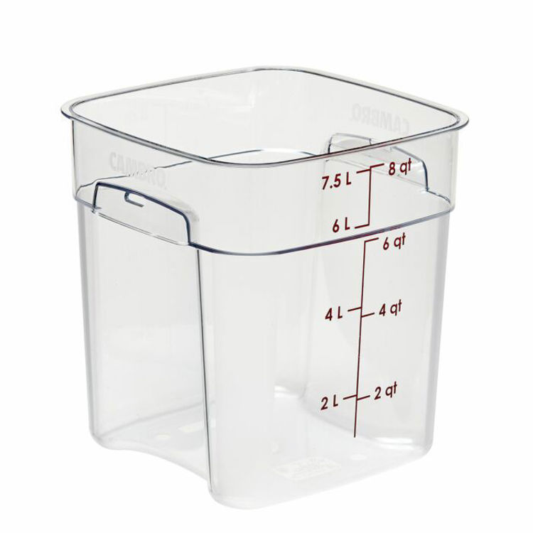 Εικόνα για ΔΟΧΕΙΟ ΤΕΤΡΑΓΩΝΟ 7,6L CLEAR 8SFSPROCW135 FRESHPRO CAMBRO