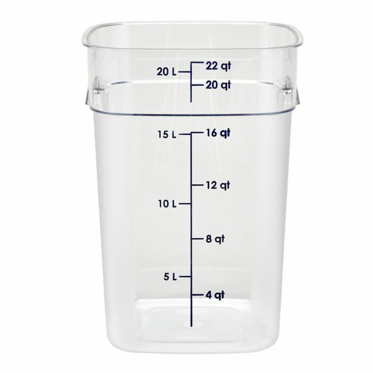 Εικόνα για ΔΟΧΕΙΟ ΤΕΤΡΑΓΩΝΟ 20,8L CLEAR 22SFSPROCW135 FRESHPRO CAMBRO