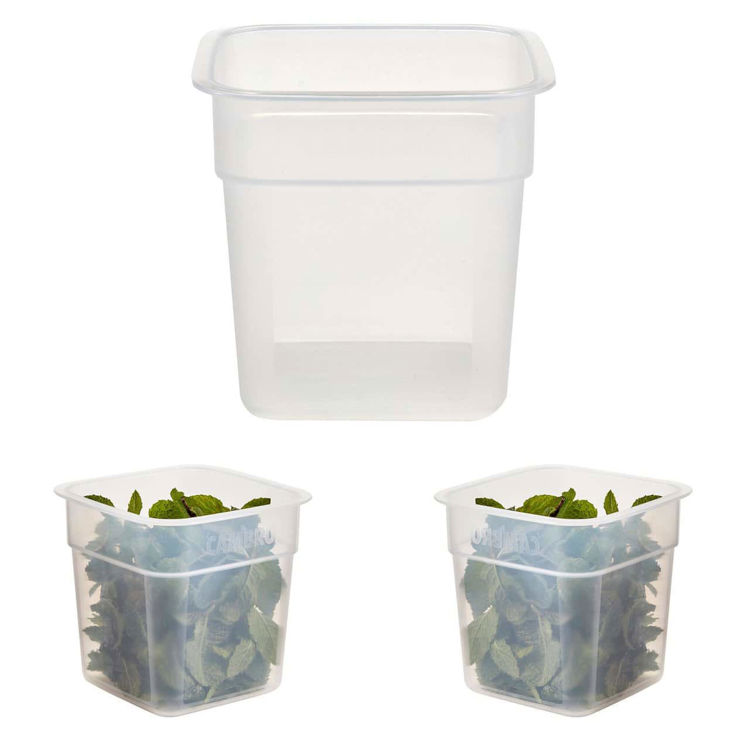 Εικόνα για ΔΟΧΕΙΟ ΤΕΤΡΑΓΩΝΟ 0,95L CAMBRO  1SFSPROPP190 FRESHPRO R